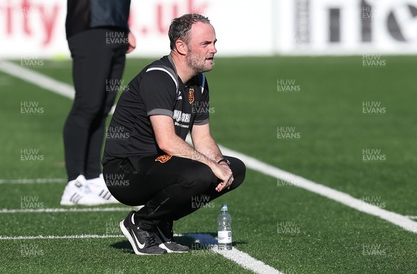 130721 - Newtown v Dundalk, UEFA Europa Conference League first qualifying round, second leg - Newtown manager Chris Hughes during the match