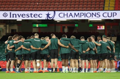 230525 - Northampton Saints Captain’s Run -  Northampton Saints during Captain’s Run ahead of the EPCR Champions Cup Final against Union Bordeaux-Begles at the Principality Stadium, Cardiff