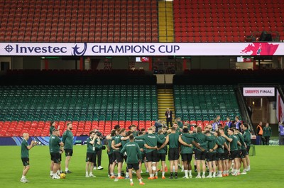 230525 - Northampton Saints Captain’s Run -  Northampton Saints during Captain’s Run ahead of the EPCR Champions Cup Final against Union Bordeaux-Begles at the Principality Stadium, Cardiff