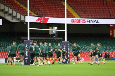 230525 - Northampton Saints Captain’s Run -  Northampton Saints during Captain’s Run ahead of the EPCR Champions Cup Final against Union Bordeaux-Begles at the Principality Stadium, Cardiff