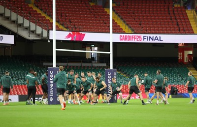 230525 - Northampton Saints Captain’s Run -  Northampton Saints during Captain’s Run ahead of the EPCR Champions Cup Final against Union Bordeaux-Begles at the Principality Stadium, Cardiff