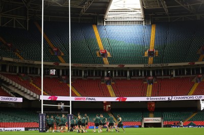 230525 - Northampton Saints Captain’s Run -  Northampton Saints during Captain’s Run ahead of the EPCR Champions Cup Final against Union Bordeaux-Begles at the Principality Stadium, Cardiff