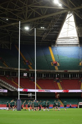 230525 - Northampton Saints Captain’s Run -  Northampton Saints during Captain’s Run ahead of the EPCR Champions Cup Final against Union Bordeaux-Begles at the Principality Stadium, Cardiff