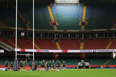 230525 - Northampton Saints Captain’s Run -  Northampton Saints during Captain’s Run ahead of the EPCR Champions Cup Final against Union Bordeaux-Begles at the Principality Stadium, Cardiff