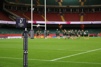 230525 - Northampton Saints Captain’s Run -  Northampton Saints during Captain’s Run ahead of the EPCR Champions Cup Final against Union Bordeaux-Begles at the Principality Stadium, Cardiff