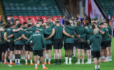 230525 - Northampton Saints Captain’s Run -  Northampton Saints during Captain’s Run ahead of the EPCR Champions Cup Final against Union Bordeaux-Begles at the Principality Stadium, Cardiff  