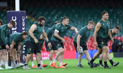 230525 - Northampton Saints Captain’s Run -  Northampton Saints during Captain’s Run ahead of the EPCR Champions Cup Final against Union Bordeaux-Begles at the Principality Stadium, Cardiff  