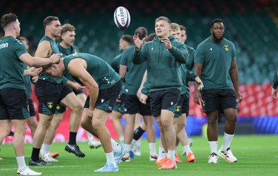230525 - Northampton Saints Captain’s Run - Northampton Saints during Captain’s Run ahead of the EPCR Champions Cup Final against Union Bordeaux-Begles at the Principality Stadium, Cardiff