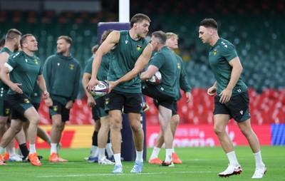 230525 - Northampton Saints Captain’s Run - Northampton Saints during Captain’s Run ahead of the EPCR Champions Cup Final against Union Bordeaux-Begles at the Principality Stadium, Cardiff