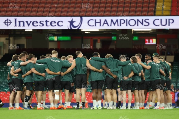 230525 - Northampton Saints Captain’s Run -  Northampton Saints during Captain’s Run ahead of the EPCR Champions Cup Final against Union Bordeaux-Begles at the Principality Stadium, Cardiff