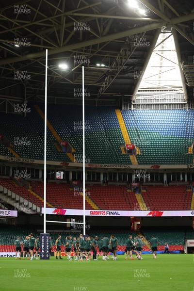 230525 - Northampton Saints Captain’s Run -  Northampton Saints during Captain’s Run ahead of the EPCR Champions Cup Final against Union Bordeaux-Begles at the Principality Stadium, Cardiff