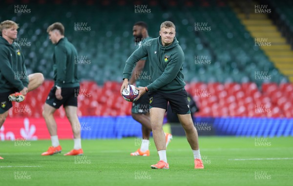 230525 - Northampton Saints Captain’s Run - Northampton Saints during Captain’s Run ahead of the EPCR Champions Cup Final against Union Bordeaux-Begles at the Principality Stadium, Cardiff
