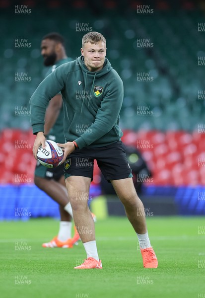 230525 - Northampton Saints Captain’s Run - Northampton Saints during Captain’s Run ahead of the EPCR Champions Cup Final against Union Bordeaux-Begles at the Principality Stadium, Cardiff