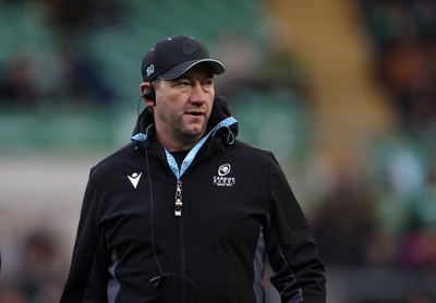 181026 - Northampton Saints v Cardiff Rugby - Investec Champions Cup - Cardiff Rugby Head Coach Corniel van Zyl 