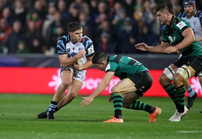 181026 - Northampton Saints v Cardiff Rugby - Investec Champions Cup - Steffan Emanuel of Cardiff