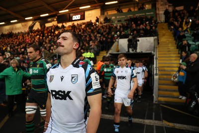 181026 - Northampton Saints v Cardiff Rugby - Investec Champions Cup - Harri Millard of Cardiff 