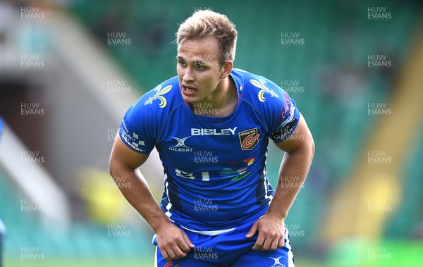 120817 - Northampton Saints v Dragons Rugby - Preseason Friendly - Dawid Rubasniak of Dragons