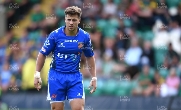 120817 - Northampton Saints v Dragons Rugby - Preseason Friendly - Dorian Jones of Dragons