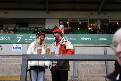180126 - Northampton Saints v Scarlets - European Rugby Champions Cup - Scarlets fans