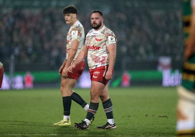 180126 - Northampton Saints v Scarlets - European Rugby Champions Cup - Harri O�Connor of Scarlets 