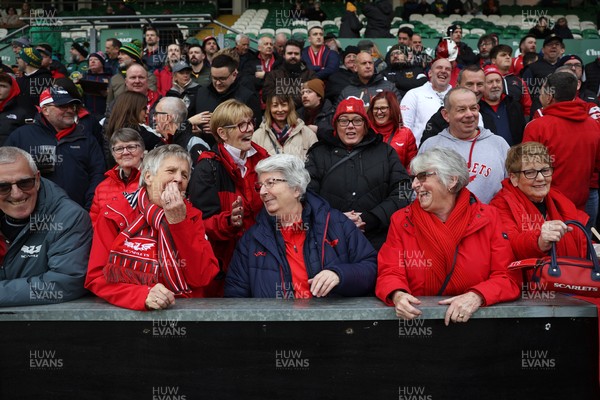 180126 - Northampton Saints v Scarlets - European Rugby Champions Cup - Scarlets fans