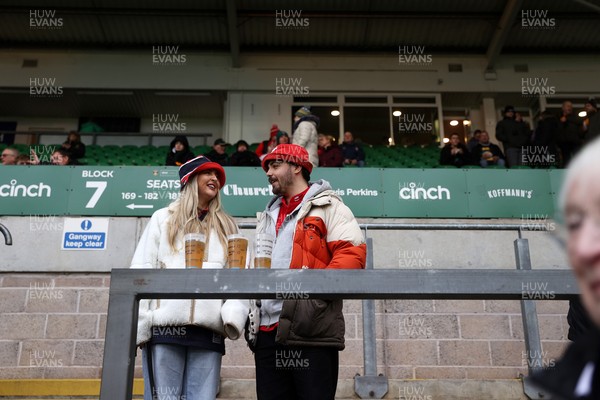 180126 - Northampton Saints v Scarlets - European Rugby Champions Cup - Scarlets fans