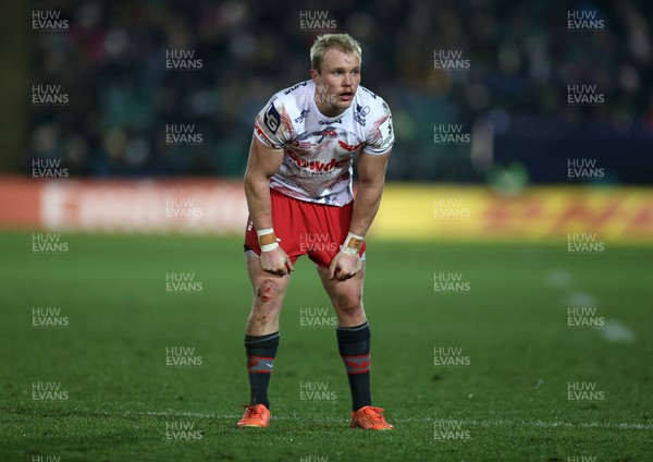 180126 - Northampton Saints v Scarlets - European Rugby Champions Cup - Blair Murray of Scarlets 