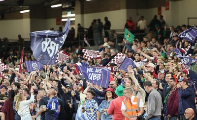240525 - Northampton Saints v Union Bordeaux-Begles, EPCR Champions Cup Final - Union Bordeaux-Begles fanes ahead of the match