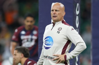 240525 - Northampton Saints v Union Bordeaux-Begles, EPCR Champions Cup Final - Union Bordeaux-Begles head coach Yannick Bru