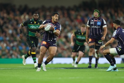 240525 - Northampton Saints v Union Bordeaux-Begles, EPCR Champions Cup Final - Yoram Moefana of Union Bordeaux-Begles takes the ball