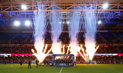 240525 - Northampton Saints v Union Bordeaux-Begles, EPCR Champions Cup Final - Union Bordeaux-Begles players celebrate as they win the Investec Champions Cup