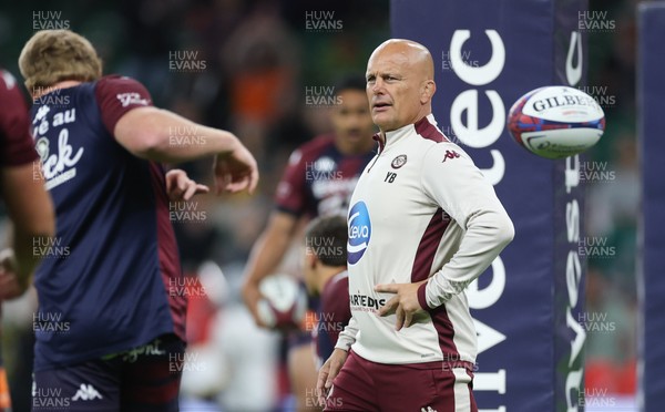 240525 - Northampton Saints v Union Bordeaux-Begles, EPCR Champions Cup Final - Union Bordeaux-Begles head coach Yannick Bru