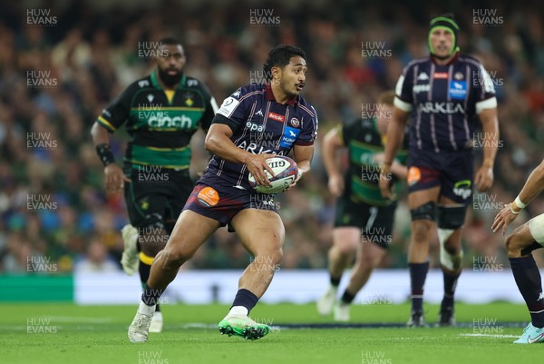 240525 - Northampton Saints v Union Bordeaux-Begles, EPCR Champions Cup Final - Yoram Moefana of Union Bordeaux-Begles takes the ball