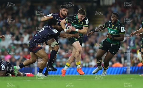 240525 - Northampton Saints v Union Bordeaux-Begles, EPCR Champions Cup Final - Tommy Freeman of Northampton Saints breaks