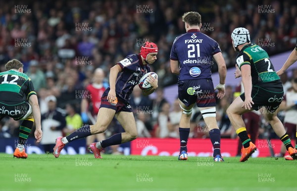 240525 - Northampton Saints v Union Bordeaux-Begles, EPCR Champions Cup Final - Louis Bielle-Biarrey of Union Bordeaux-Begles looks to break away