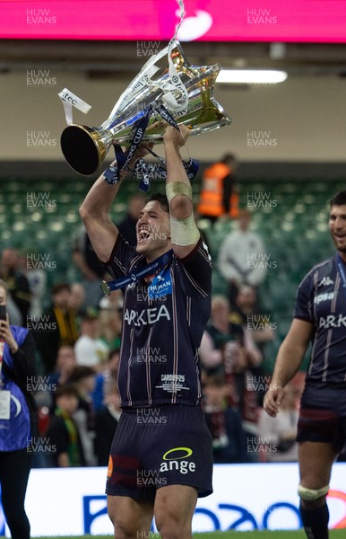 240525 - Northampton Saints v Union Bordeaux-Begles, EPCR Champions Cup Final - Nicols Depoortere of Union Bordeaux-Begles celebrates Union Bordeaux-Begles as they win the Investec Champions Cup