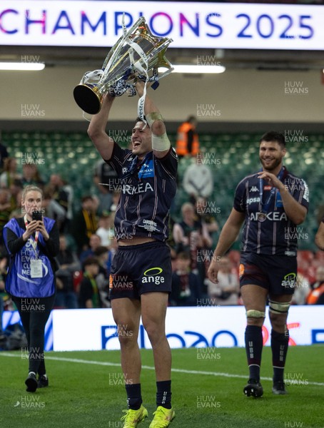 240525 - Northampton Saints v Union Bordeaux-Begles, EPCR Champions Cup Final - Nicols Depoortere of Union Bordeaux-Begles celebrates Union Bordeaux-Begles as they win the Investec Champions Cup
