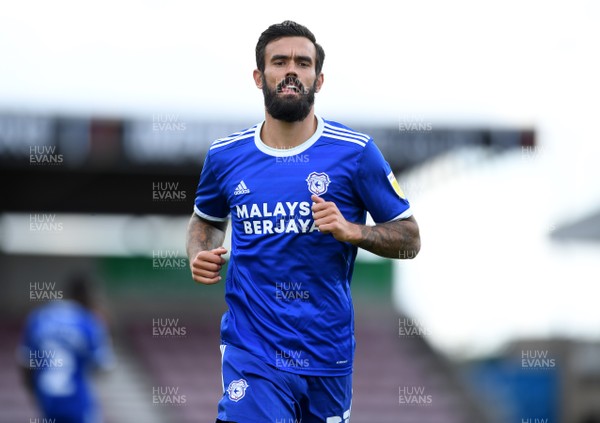 050920 - Northampton Town v Cardiff City - Carabao Cup First Round South - Marlon Pack of Cardiff City