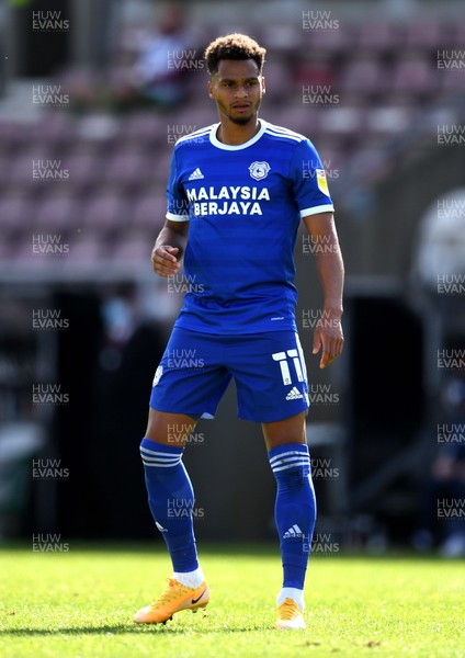 050920 - Northampton Town v Cardiff City - Carabao Cup First Round South - Josh Murphy of Cardiff City