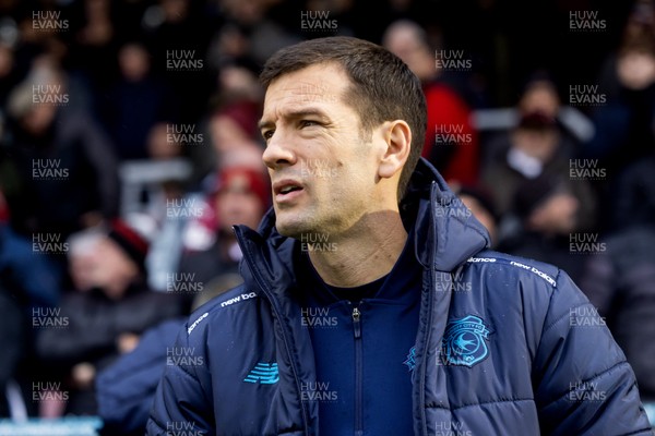 221125 - Northampton Town v Cardiff City - Sky Bet League 1 - Cardiff City Manager Brian Barry-Murphy