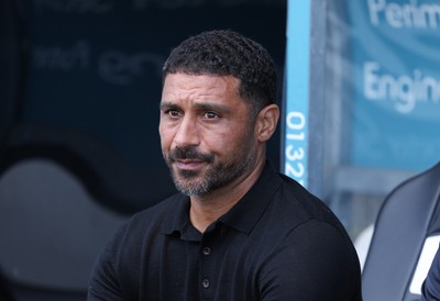050926 - Northampton Town v Newport County, EFL Sky Bet League 2 - Newport County head coach Hayden Mullins