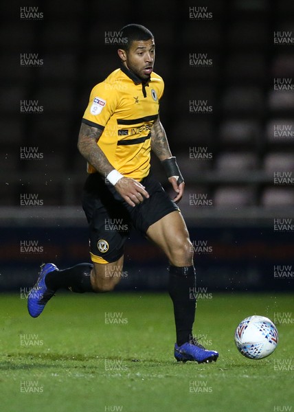 120319 - Northampton Town v Newport County - SkyBet League Two - Joss Labadie of Newport County