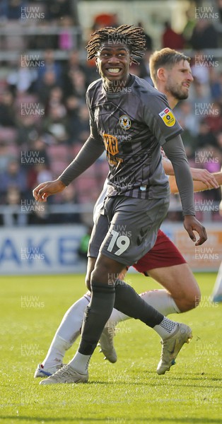 291022 - Northampton Town v Newport County - Sky Bet League 2 - Thierry Nevers of Newport County