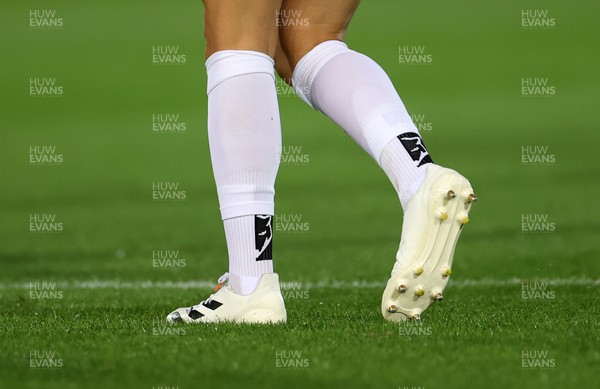 100921 - Northampton v Ospreys - Pre Season Friendly - Owen Watkins of Ospreys boots and socks