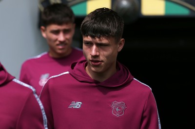 030525 - Norwich City v Cardiff City - Sky Bet Championship - Rubin Colwill of Cardiff City arrives at the stadium 