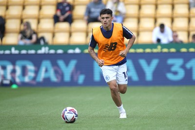030525 - Norwich City v Cardiff City - Sky Bet Championship - Alex Robertson of Cardiff City warms up 