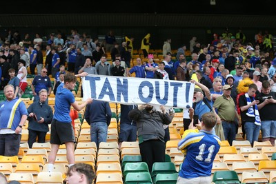 030525 - Norwich City v Cardiff City - Sky Bet Championship - Cardiff City fans at the final whistle 