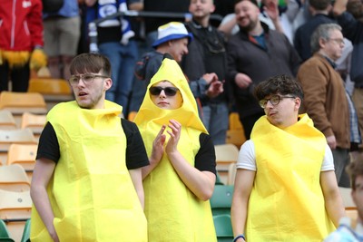 030525 - Norwich City v Cardiff City - Sky Bet Championship - Cardiff City fans at the final whistle 