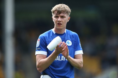 030525 - Norwich City v Cardiff City - Sky Bet Championship - Joel Bagan of Cardiff City applauds the fans