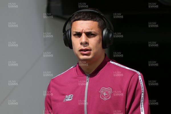 030525 - Norwich City v Cardiff City - Sky Bet Championship - Yousef Salech of Cardiff City arrives at the stadium 